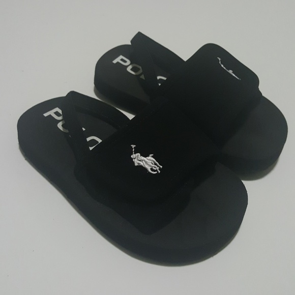 black toddler flip flops